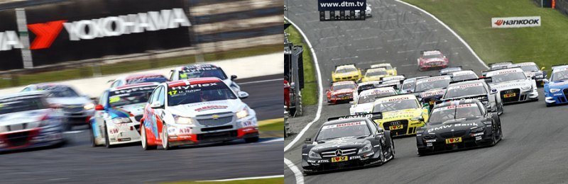 Машины WTCC и DTM не настолько быстры, как болиды…