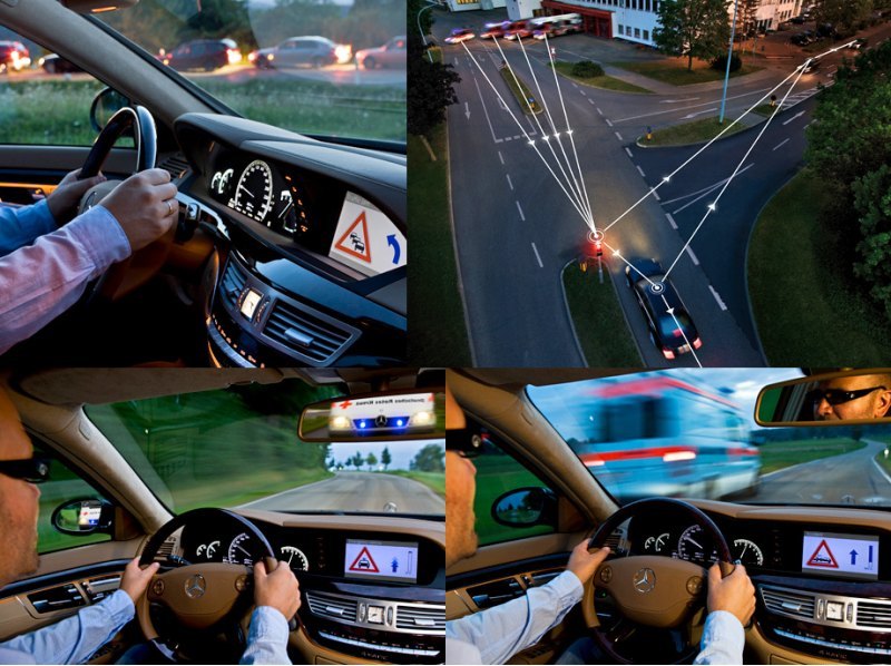 Система Car-to-X может быть интегрирована в…