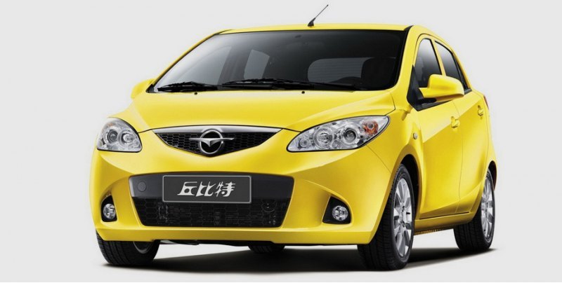 Компактный хэтчбек Haima 2 обозначен на…