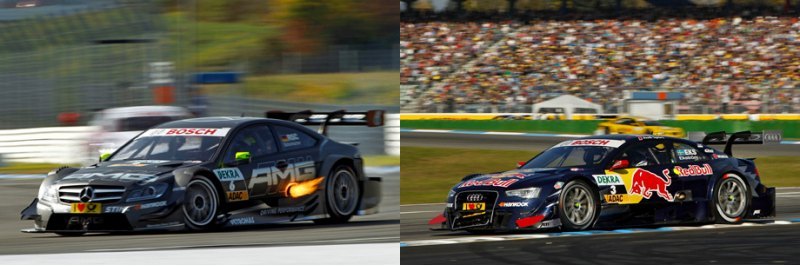 В соревнованиях DTM машины намного прочнее…