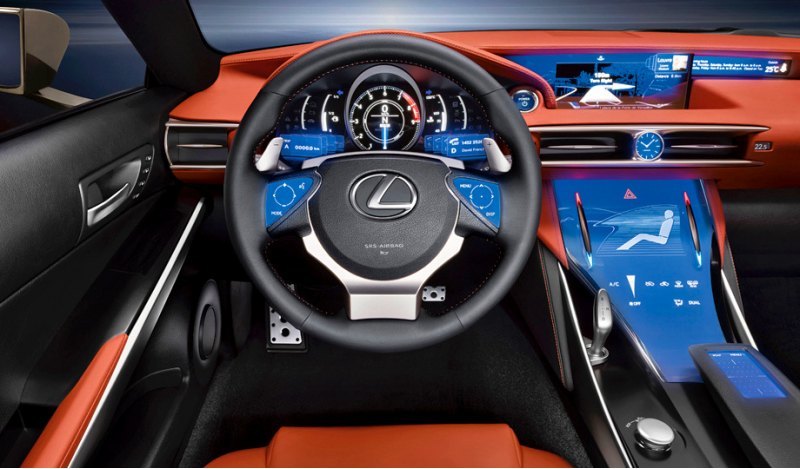 По неофициальным данным, интерьер Lexus IS как с…