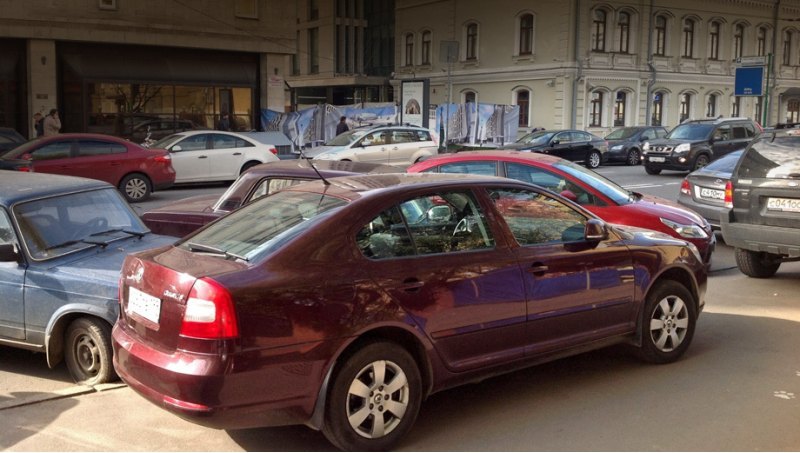 Эксперимент с платными парковками в центре Москвы…