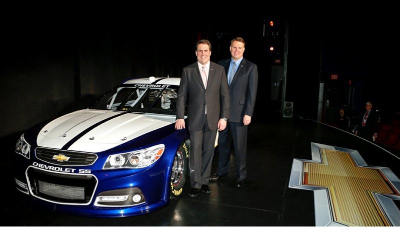 NASCAR Chevrolet SS представили президент…