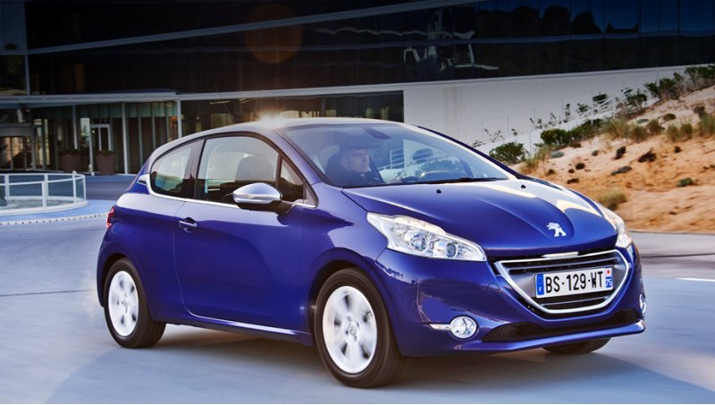 Цветовая гамма для нового хэтчбека Peugeot 208…