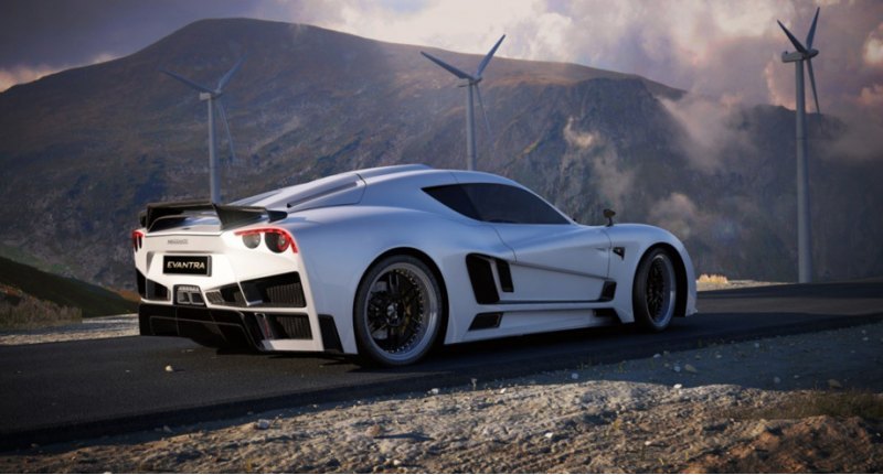 С нуля до сотни грядущее купе Evantra V8 должно…