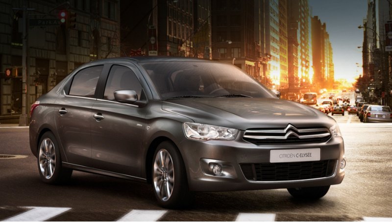 Габаритные размеры седана Citroen C-Elysee: 4,43…