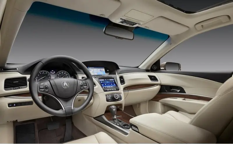 На фотографии — салон седана Acura RLX. Но,…