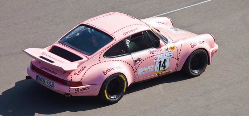 Розовый Porsche 911 Turbo по прозвищу Розовая…