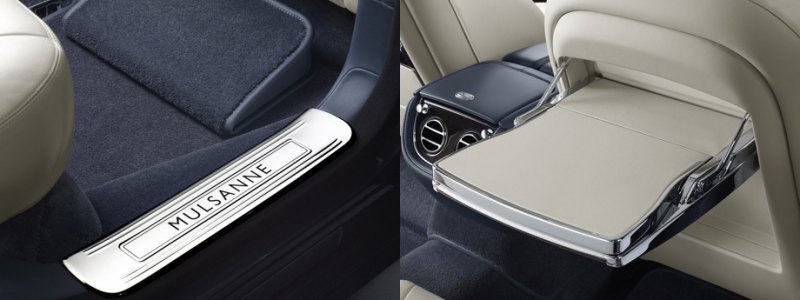 Пассажирские сиденья Mulsanne оборудованы новыми…