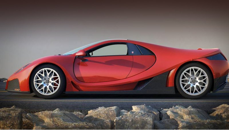 Кузов GTA Spano выполнен из углеволокна, титана и…