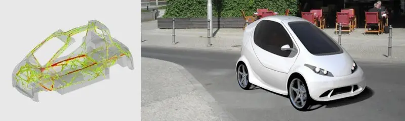 Силовая структура кузова выполнена из алюминия,…