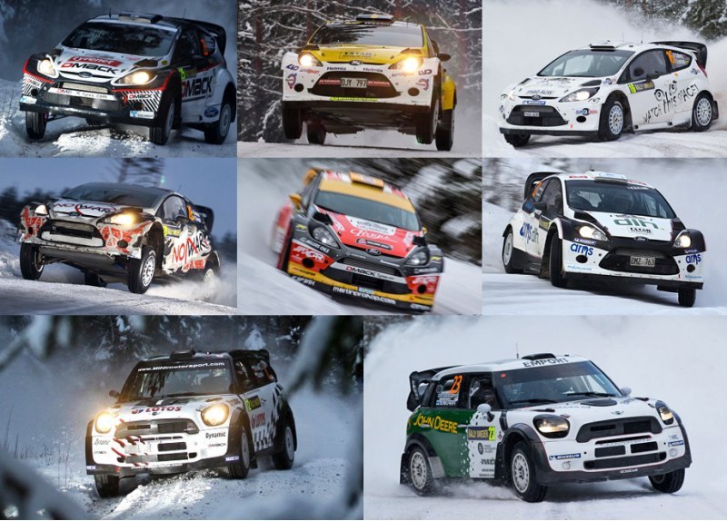 Из 19 заявленных в Швеции машин WRC более…