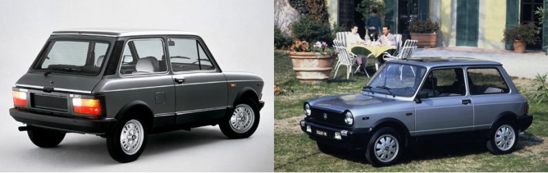 Хэтчбек Autobianchi A112 (на некоторых рынках…