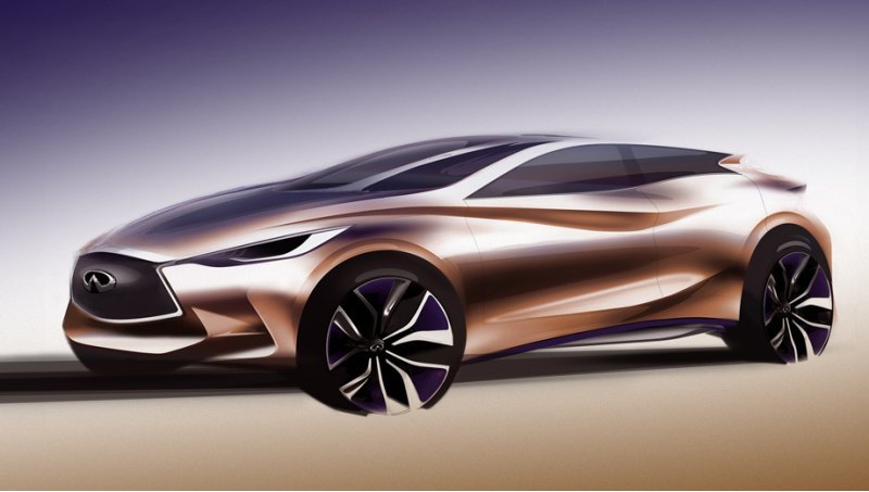 Пока из официальных изображений концепта Infiniti…