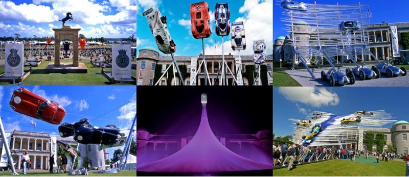 Традиция с установкой Goodwood’s Central Feature…