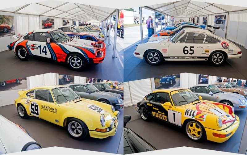 Экспозиция 911 Parade Cars представляла все…