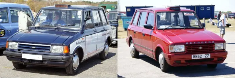 Британская компания Metrocab выпускала такси MCW…