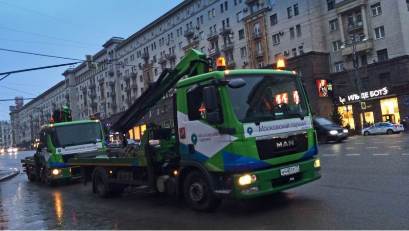 Зелёные эвакуаторы появились в Москве не так…