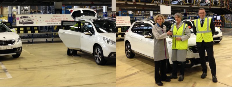 14 февраля Коринн Спилиос, директор производственного центра Мюлуз (слева), и Ксавье Дюшемин,…