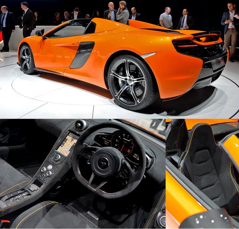 Технически спайдер 650S идентичен купе. Тут те же…