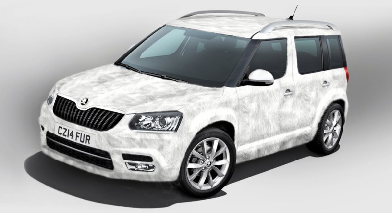 Чтобы обшить кроссовер Skoda Yeti шкурой Йети,…