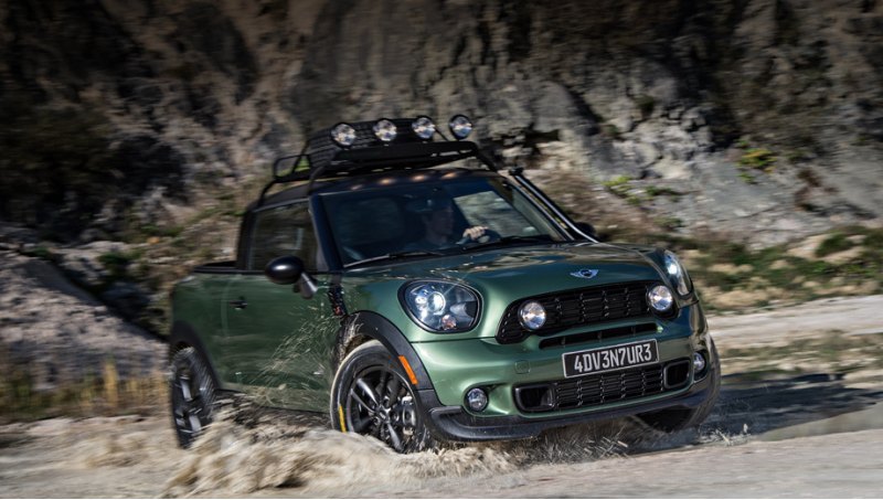 Концепт Mini Adventure обут во внедорожные шины.…
