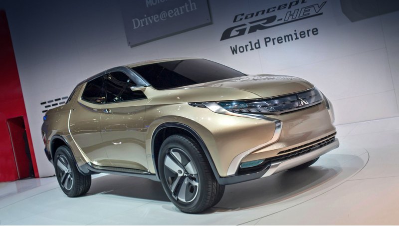 Концепт Mitsubishi GR-HEV, представленный в…