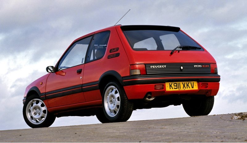 Модификации 205 GTi выпускались только в…