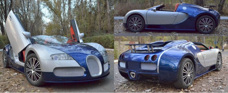 Это не тюнинг Bugatti Veyron с переделанными…