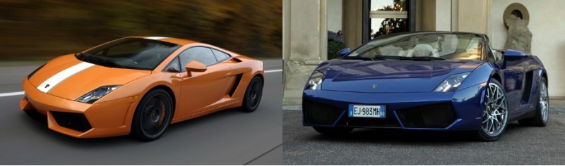 Купе Gallardo LP 550-2 первоначально, в 2009…