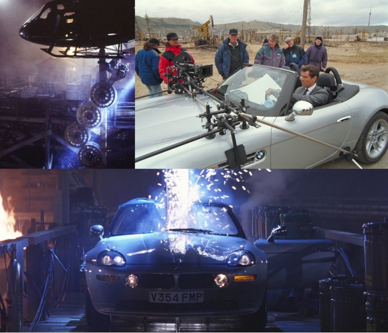 Модели марки BMW в руки Бонда попадали…