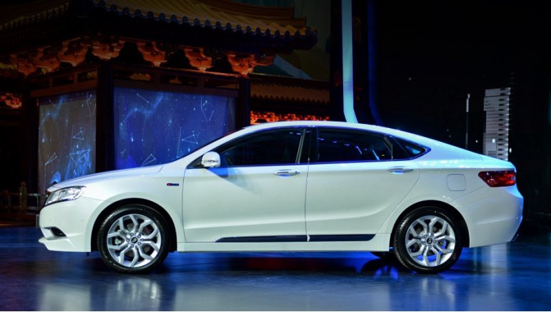 Седан Geely GC9 явили миру в олимпийском…