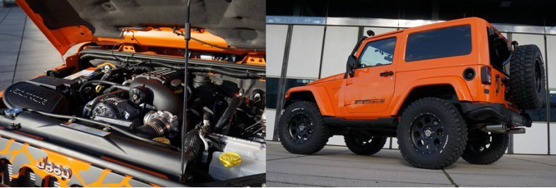 «Спортивный» Wrangler был лифтован на 64 мм и…