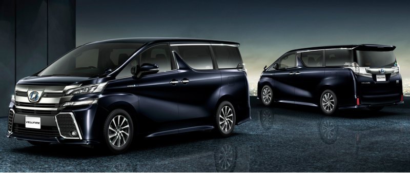 Как и раньше, модель Vellfire отличается от…