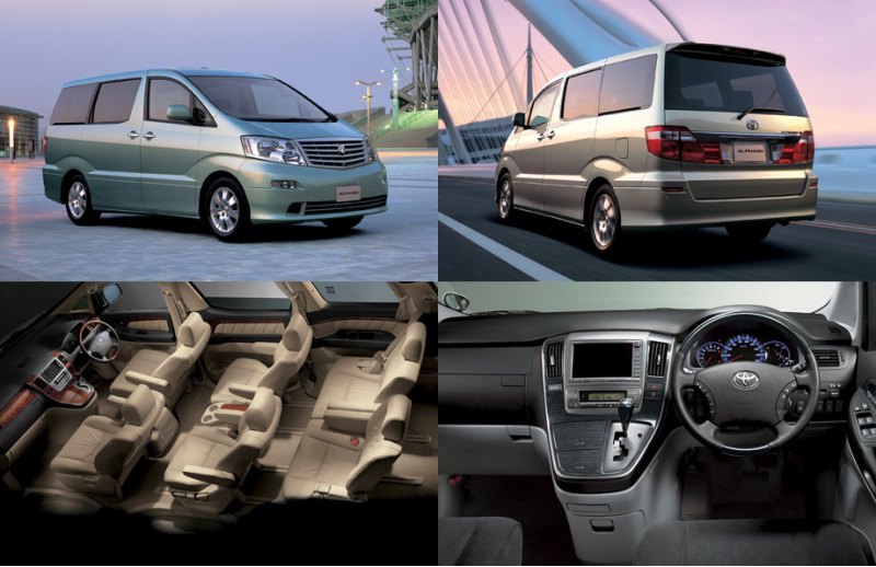 Первое поколение минивэна Toyota Alphard…