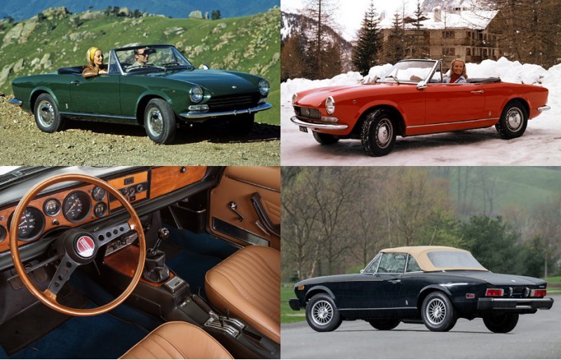 Кабриолет Fiat 124 Sport Spider с посадочной…