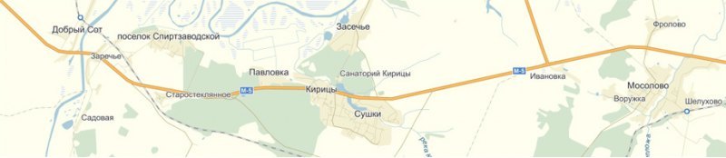 Населенные пункты Кирицы и Сушки (50 км от…