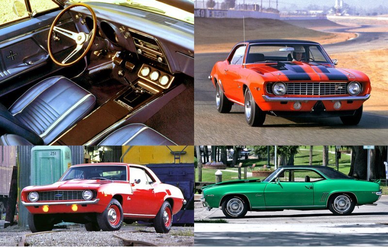 Camaro первого поколения выпускался до 1969 года,…