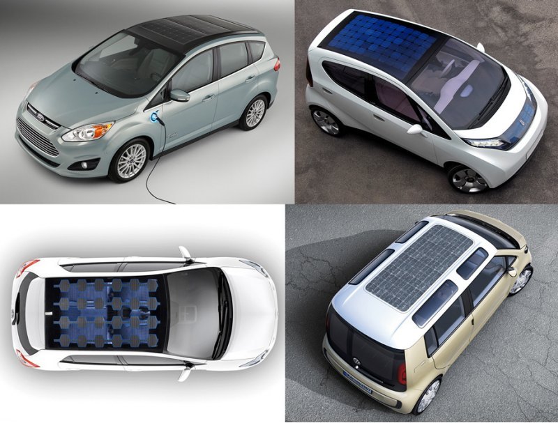 Слева вверху — концепт Ford C-MAX Solar Energi.…
