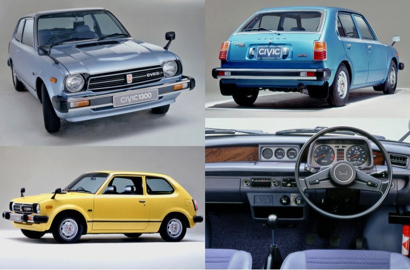 С 1975 года на Civic ставили более мощный мотор…
