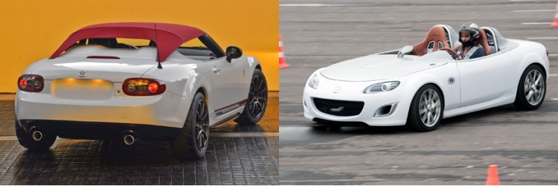 Пара примеров фантазий на тему MX-5 из недавнего…