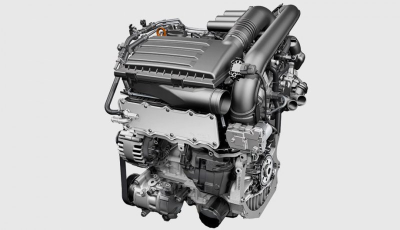 Наддувный агрегат 1.2 TSI с кодом CJZA (на фото) появился в 2010 году, а атмосферный 1.6 MPI (CWVA)…