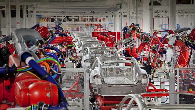 Компания Tesla Motors (на фото её завод), по…