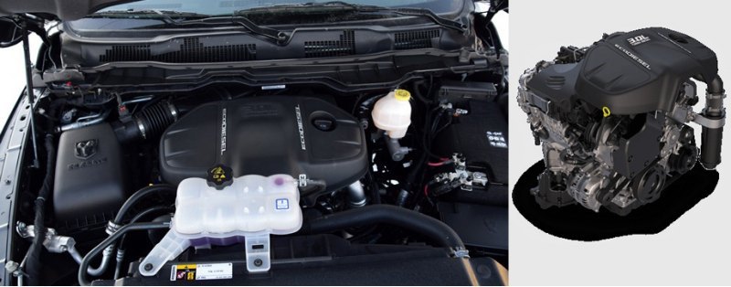 Турбодизель V6 3.0 EcoDiesel (243 л.с., 570 Н·м,…
