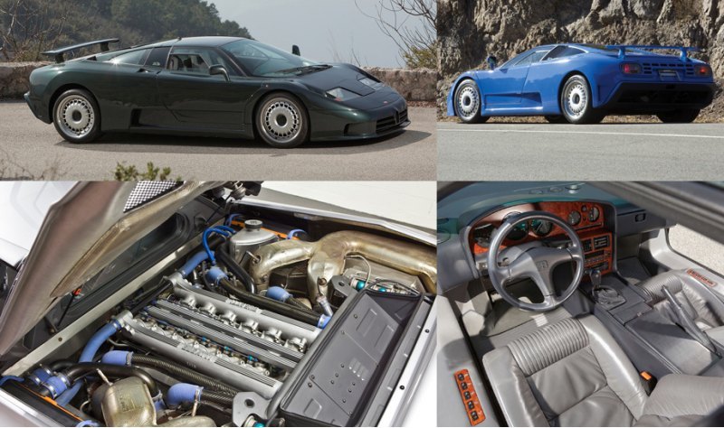 Полноприводное купе Bugatti EB110 (1991−1995)…