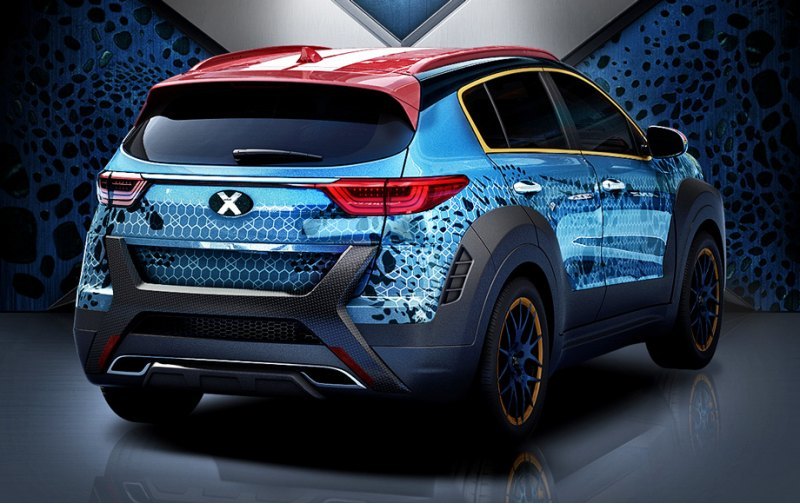 После презентации специальный паркетник Sportage…