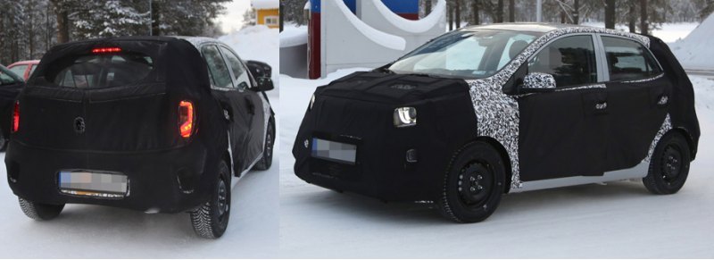 А вот новый хэтчбек Picanto сильно напоминает…