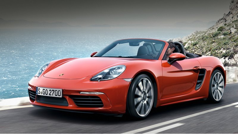 В машине несомненно узнаётся Boxster, хотя тут…