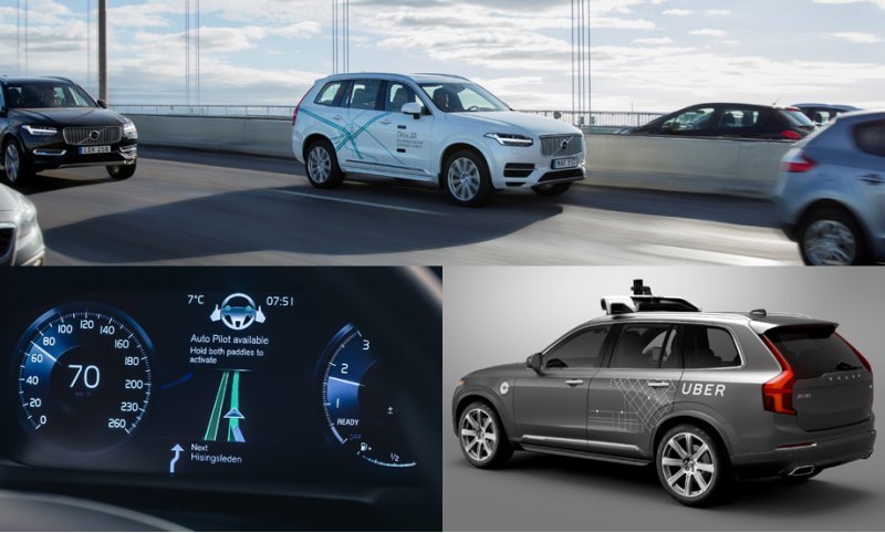 Фирма Volvo тестирует беспилотники в разных…