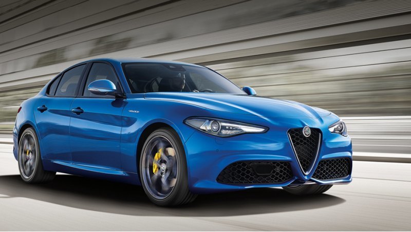 Динамические характеристики седана Giulia Veloce…